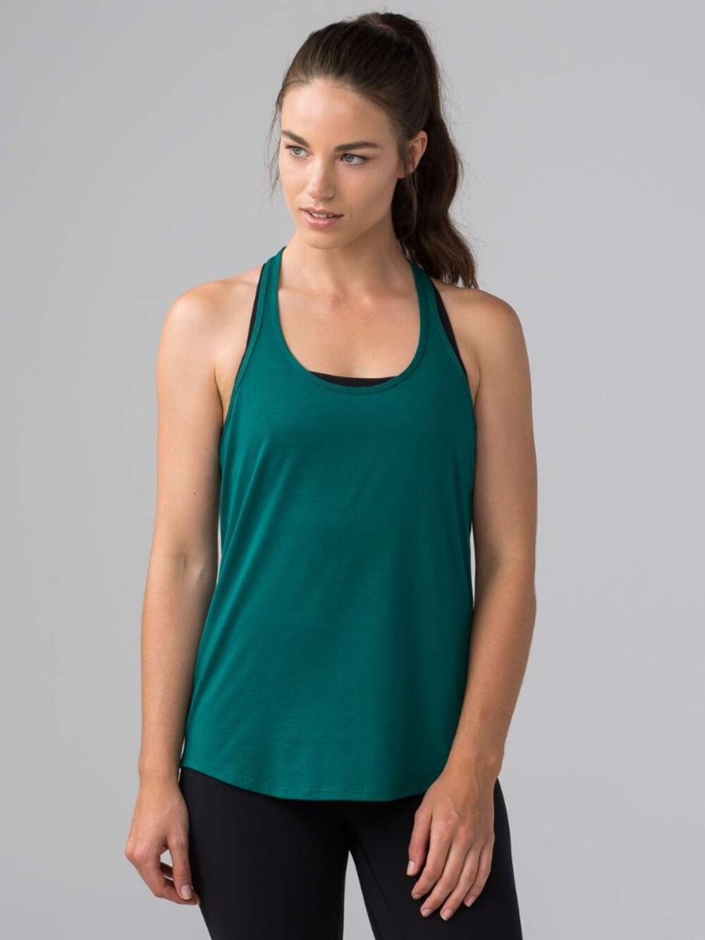 lululemon athletica Teal Green Racerback Tank